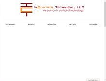 Tablet Screenshot of incontroltechnical.com